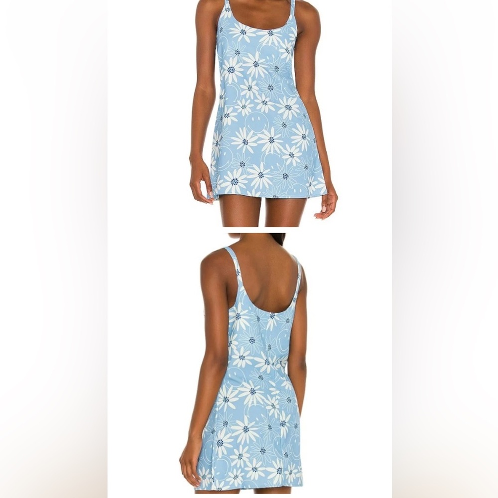 Revolve x SMILEY Modern Smiley Daisy Dress in Blue